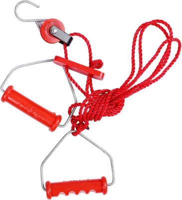 Renewa Shoulder Exercise Equipment Rope with Pulley - Eco,Plastic Blue and Red Shoulder Support(Red)