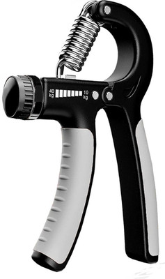 NEPROCK Hand Grip Band For Gym Strengthener Hand Gripper Men Forearm Exercise Handgrip Hand Grip/Fitness Grip(Grey)