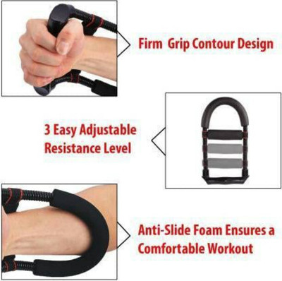 LIVOX Adjustable Forearm Strengthener/ Wrist Exerciser Equipment for Upper Arm Workout Hand Grip/Fitness Grip