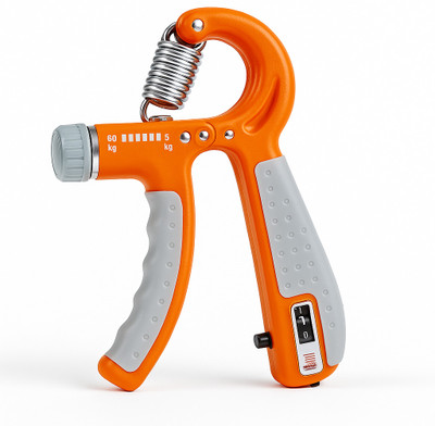 jayent Auto counter fitness hand gripper, 5 to 60 kg Hand Grip/Fitness Grip(Orange)