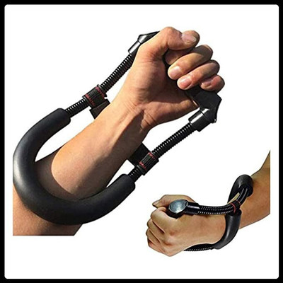 Reina BLACK Adjustable Forearm Strengthener Exerciser Equipment for Upper Arm Workout Hand Grip/Fitness Grip