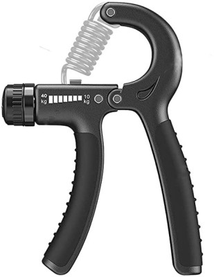 Manogyam Adjustable Hand Grip Strengthener & Hand Gripper (10kg to 40kg Hand Grip) Hand Grip/Fitness Grip(Black)