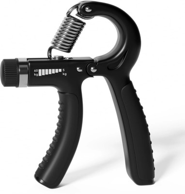 GJSHOP Adjustable Hand Grips 10Kg to 40Kg Strong Wrist and Forearms Exercise Home Gym Hand Grip/Fitness Grip(Black)