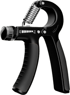 TRUE INDIAN Gripper Hand Strengthener Resistance Exerciser Fitness Grip Finger Exerciser Hand Grip/Fitness Grip(Black)