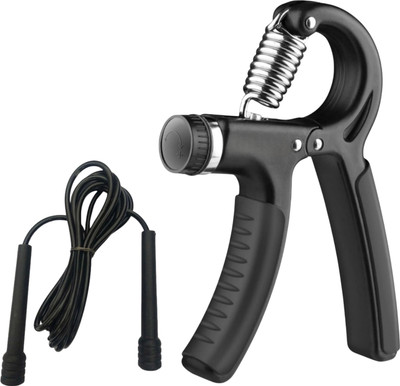 LiftWar R Shape Hand Gripper Premium hand gripper With Skipping ropes Hand Grip/Fitness Grip