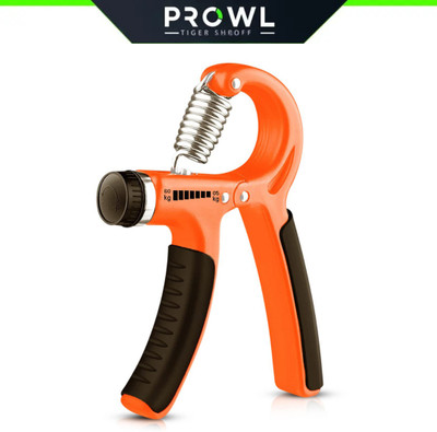 PROWL by Tiger Shroff Adjustable Hand Grip Strengthener | Hand Gripper | Finger Grip | Hand Exerciser Hand Grip/Fitness Grip(Orange)