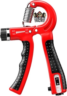 BoldFire Hand Strengthener with Counter, Adjustable Resistance from 10-60KG Hand Grip/Fitness Grip(Multicolor)