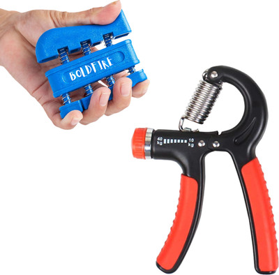 BoldFire Latest (2 Pack) New Finger Exerciser Wrist Exerciser Forearm Finger Strengthener Hand Grip/Fitness Grip(Multicolor)