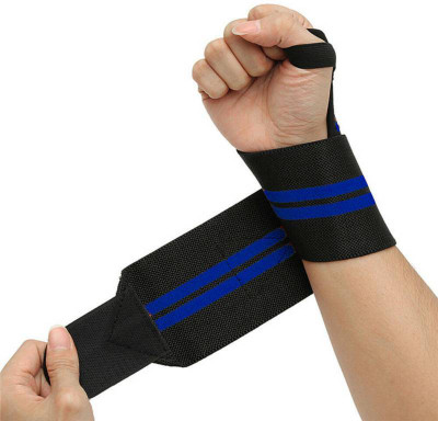 DreamPalace India 1Pc Wrist Support for Men & Women, Wrist Band for Gym Wrist Wrap/Straps Wrist Support(Blue)