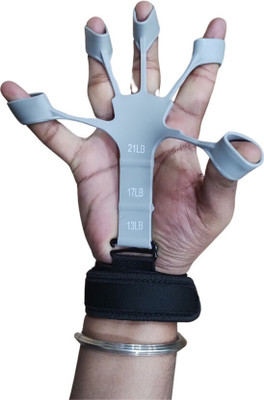 GJSHOP Hand Yoga Finger Exerciser – Grip Strength Training for Sports Hand Grip/Fitness Grip(Grey)