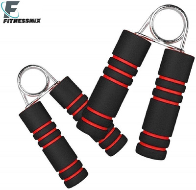 fitnessmix Pack of 2 - Foam Hand Grip band for Gym hand gripper Wrist Forearm Strength Hand Grip/Fitness Grip(Multicolor)