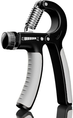 Esselkay Adjustable Spring Hand Exerciser | Finger Exerciser| Hand Grip Strengthener Hand Grip/Fitness Grip(Black)