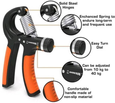 PINGA CB_E_525 D- Shaped Hand Gripper With Counter Timer| Han Hand Grip/Fitness Grip