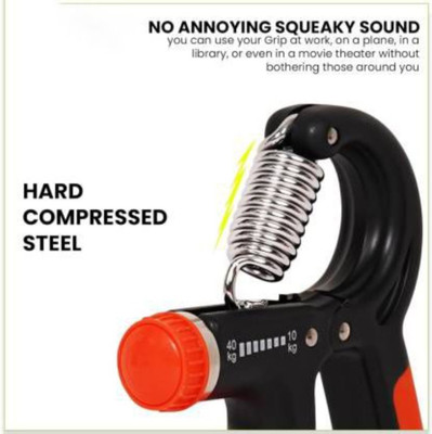 Angl Enterprise Gym Adjustable Real and tested 10-40 Hand Grip/Fitness Grip (Black) Hand Grip/Fitness Grip(Multicolor)