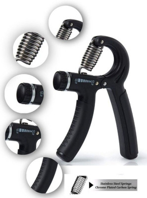 Athlian new Adjustable Heavy Hand Gripper Gym Power Fitness Wrist Forearm Hand Grip/Fitness Grip(Black)