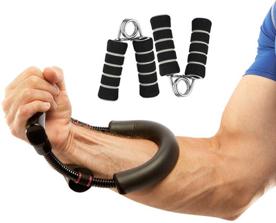 VATSMART Forearm Exercise Combo Wrist Exerciser and 2 ps Hand Gripper Hand Grip/Fitness Grip