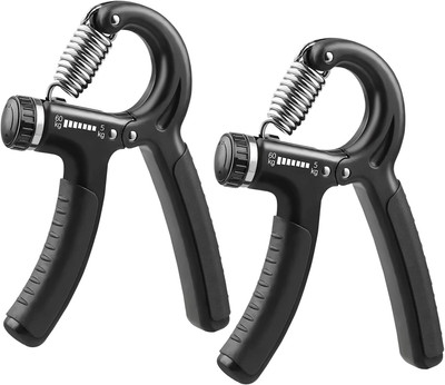 Pheonix 2PC Hand Gripper For Best Hand Exerciser Grip Adjustable 5KG To 60KG Hand Grip/Fitness Grip