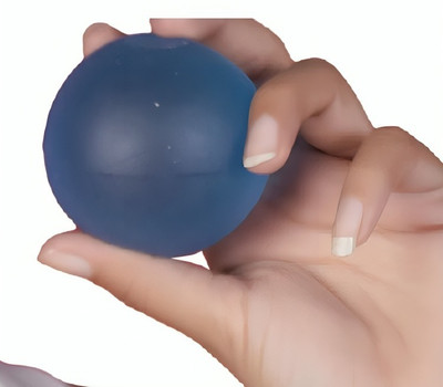 Comfortinglives Squeeze Gel Stress Ball Hard, Hand Therapy & Finger Workout (Hard) Hand Grip/Fitness Grip(Blue)