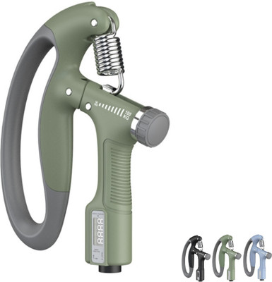 Bulmarc Adjustable Hand Strengthener Exerciser Gripper Resistance Forearm (10-100 kgs) Hand Grip/Fitness Grip(Green)
