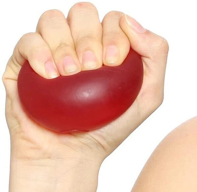 ETAHMART Gel Exercise Ball,finger exerciser ball physiotherapy,stress relief ball Hand Grip/Fitness Grip(Multicolor)