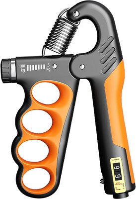 Leosportz Adjustable 10-100KG Electronic Digital counter Hand grip Hand Grip/Fitness Grip