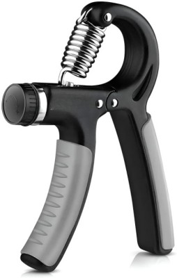 SPOKOFIT Adjustable Hand Strengthener–Trains Grip, Dexterity, Comfortable for Daily Use. Hand Grip/Fitness Grip(Grey)