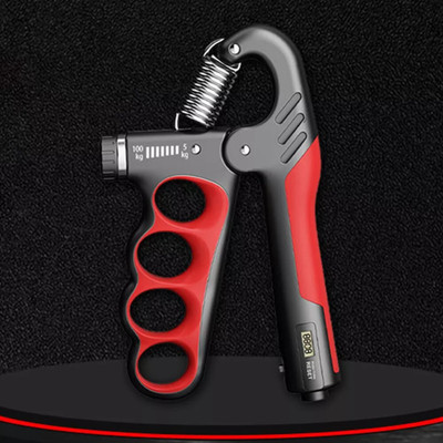 Quinergys Ergonomic Design, and High-Strength Spring - Perfect Hand Gripper-Red Hand Grip/Fitness Grip(Red)
