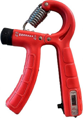 Deviant Buzz Countable Adjustable 5-60KG Hand Gripper For Men/Women Pack Of 1 (Orange) Hand Grip/Fitness Grip