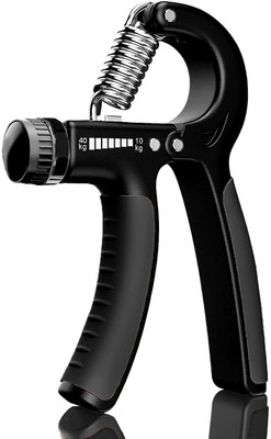 NEPROCK sports Hand Grips For Gym Strengthener Fitness- Forearm/wrist/finger Exercise Hand Grip/Fitness Grip(Black)