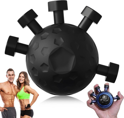 WAKTORO Finger Grip Strengthener, 2025 Upgrade Hand Gripper Strengthener Hand Grip/Fitness Grip(Multicolor)