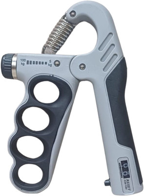 GJSHOP Adjustable Professional Counter Hand Gripper for Men & Women Hand Grip/Fitness Grip(Grey)
