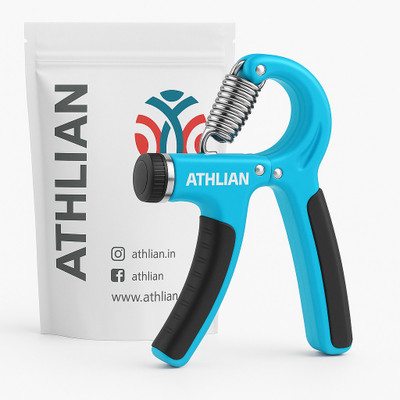 Athlian Adjustable Hand Gripper, Strengthen Your Grip with 5-60 kg Resistance Hand Grip/Fitness Grip(Multicolor)