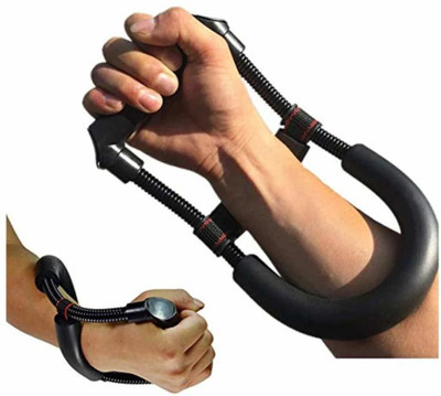 Handgrip Carbon Steel Adjustable Forearm Strengthener Wrist Exerciser Hand Grip/Fitness Grip(Black)