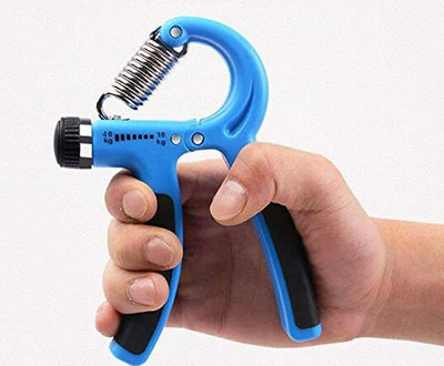 LIONFIT Resistance Hand Grip 5-60kg Forearm & Wrist Trainer Hand Grip/Fitness Grip(Blue)