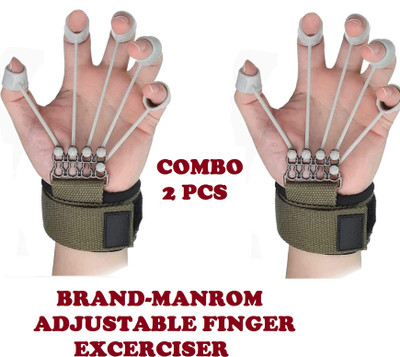 Handgrip (COMBO-2)Finger Gripper Strength Trainer Forearm Exerciser Yoga Resistance Band Hand Grip/Fitness Grip(Multicolor)