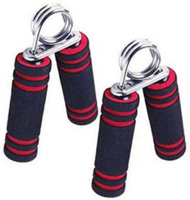 FAYMUS CHROME PLATED STEEL HANDGRIP - 2 PIECE Hand Grip/Fitness Grip(Red)