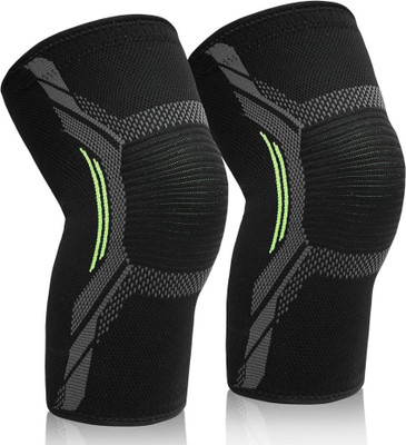 Viven enterprise Knee Support Braces, Sleeves, Pads, Wraps, Straps, Size-XL Hand Grip/Fitness Grip(Black)