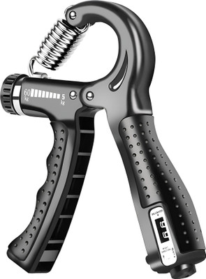 QUICK FIT Countable Hand Strengthener with Adjustable Resistance Exerciser Wrist Workout Hand Grip/Fitness Grip(Black)