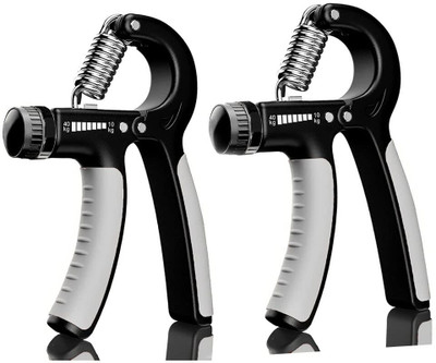 Coolmonkey COMBO Hand Grip Adjustable Hand Gripper for Men | Hand Exercise | Home Exercise Hand Grip/Fitness Grip(Grey)