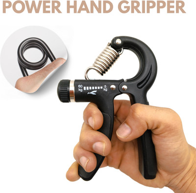 CTC CREATION Adjustable PowerFlex Plastic Hand Grip Strengthener – Ergonomic Design Hand Grip/Fitness Grip(Multicolor)