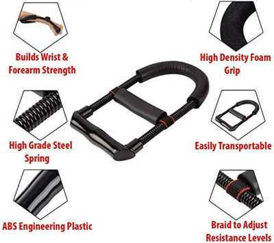 LIVOX Adjustable Forearm Strengthener/ Wrist Exerciser Equipment for Upper Arm Workout Hand Grip/Fitness Grip
