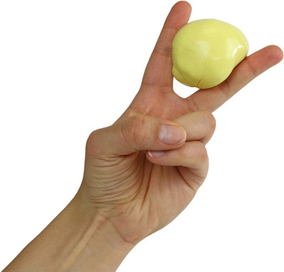 Marinova Therapeutic Standard Hand Exercise Putty for Rehabilitation 100 Gram Hand Grip/Fitness Grip(Yellow)