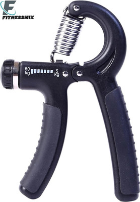 GripGorilla Hand Gripper For Best Hand Exerciser Grip Adjustable 10kg For Men & Women Hand Grip/Fitness Grip(Black, Grey)