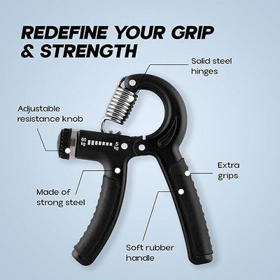 HOUSE OF COMMON Hand Gripper 5 to 60 kg I Adjustable Hand Grip I Exercise Gripper I Hand Grip/Fitness Grip