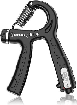 NK HOL 5-60Kg Adjustable Hand Grip Strength Trainer Exerciser Forearm With Counter Hand Grip/Fitness Grip(Black)