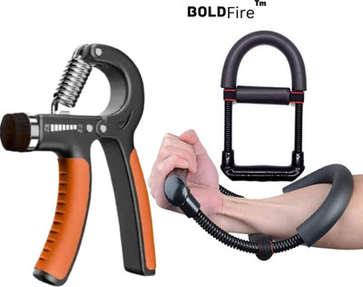 BoldFire Wrist Exerciser and Adjustable 10-40 KG Power Hand Grip Forearms Strengthener Hand Grip/Fitness Grip