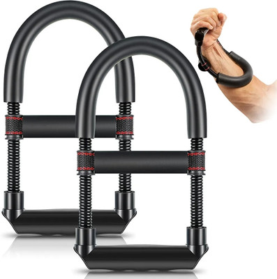 utkrist Wrist exerciser for hand strengthening fitness grip Hand Grip/Fitness Grip(Black)