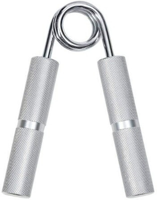 KAREFUL Metal Hand Grip Strengthener 150LB Wrist Hand Exerciser Hand Grip/Fitness Grip Hand Grip/Fitness Grip(Silver)