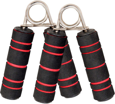 KRITIKA V-Shape Hand Gripper Wrist Arm Exerciser Fitness Foam Hand Grip for Gym Hand Grip/Fitness Grip(Red, Black)