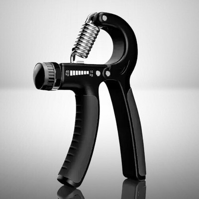 TRUE INDIAN BEST QUALITY HAND GRIP EXERCISER/STRENGTHENER FOR MEN & WOMEN Hand Grip/Fitness Grip(Black)